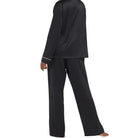 Bluebella Claudia Satin Pajama Set in Black Rear View