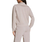 Spanx Air Essentials Half Zip in French Grey Back