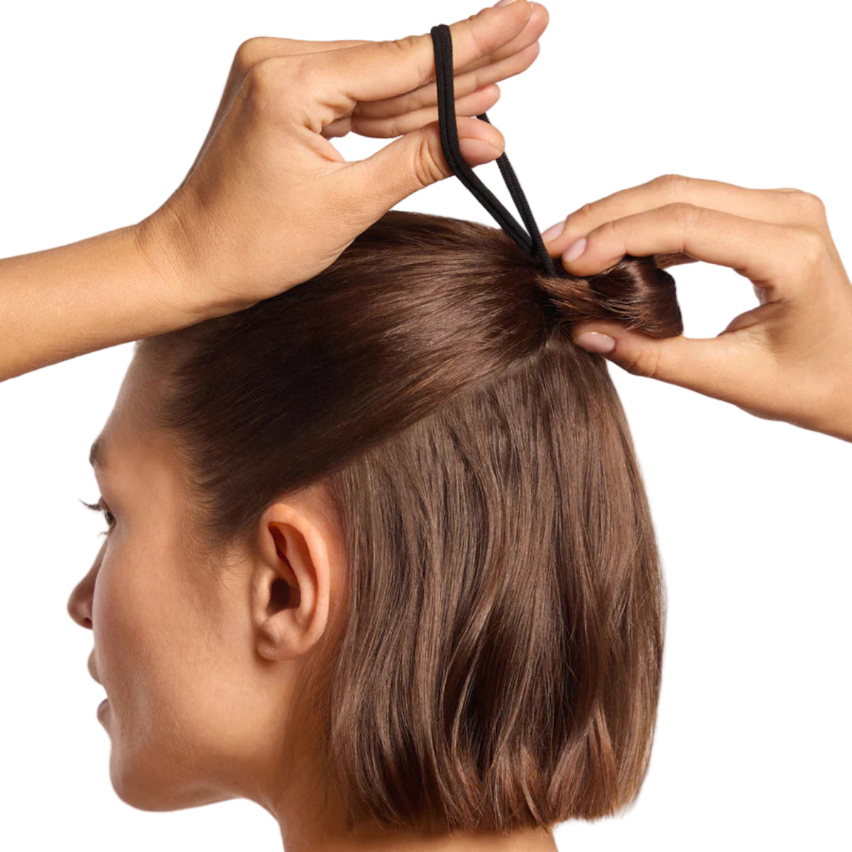 Kitsch Seamless Hair Elastic Bands Black stock