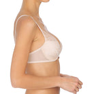 Natori Flora Contour Underwire T-Shirt Bra in Cameo Rose & Cashmere Side View