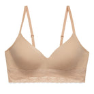 Natori Bliss Perfection Contour Soft Cup Bra in Cafe Beige Stock View
