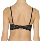 Feathers Contour Plunge T-Shirt Bra in Black Back View