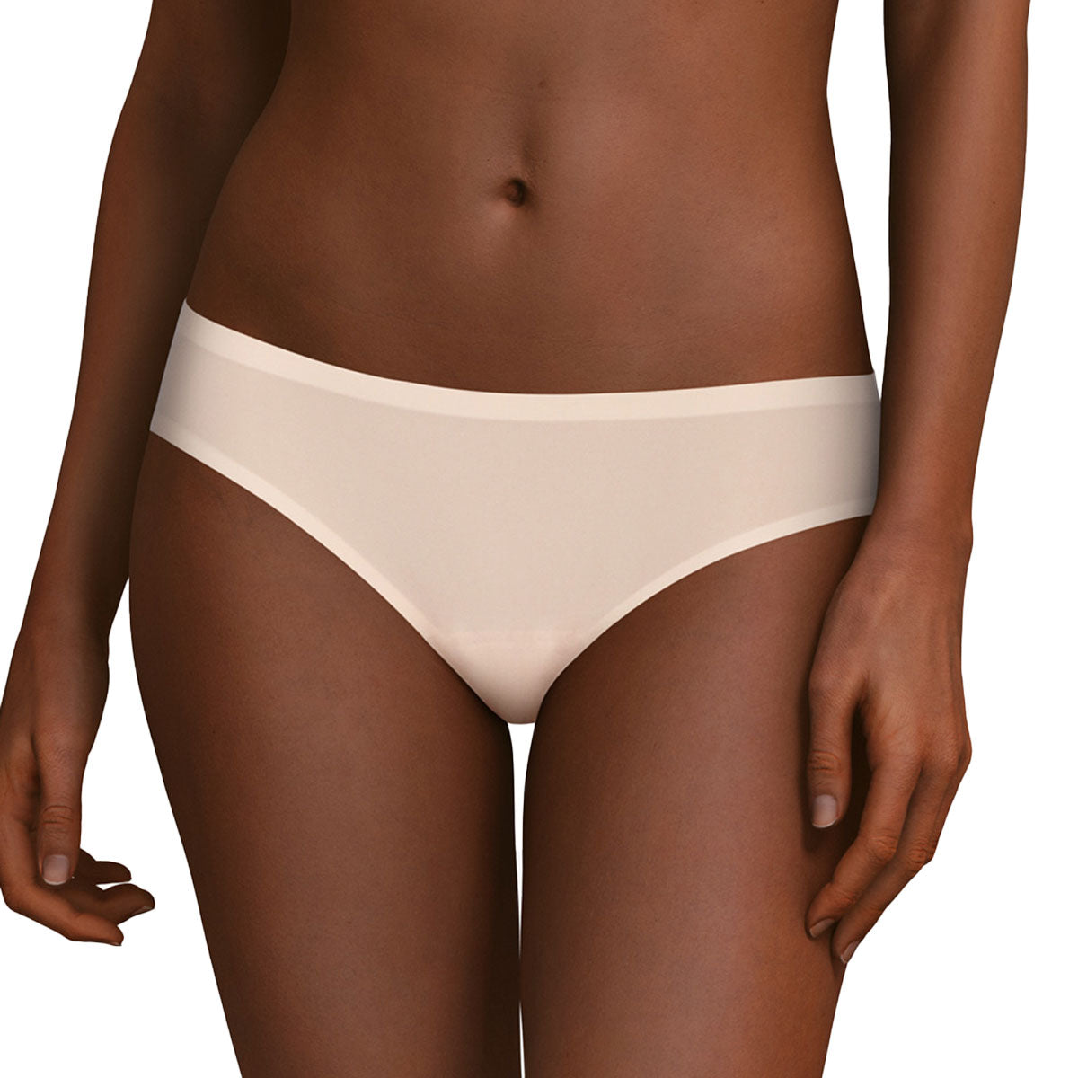 Chantelle C26430 Softstretch Bikini Panty in Nude Blush Front View