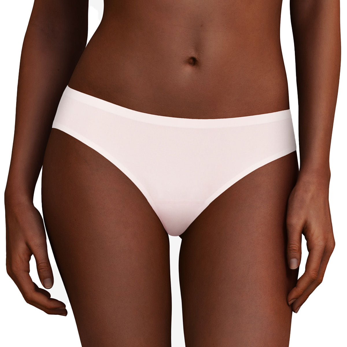 Chantelle C26430 Softstretch Bikini Panty in Blushing Pink Front View