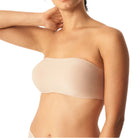 Chantelle Softstretch Padded Bandeau Strapless Bra in Ultra Nude Front View