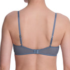 Natori Flora Contour Underwire Bra in Country Blue & Soft Mulberry Back View