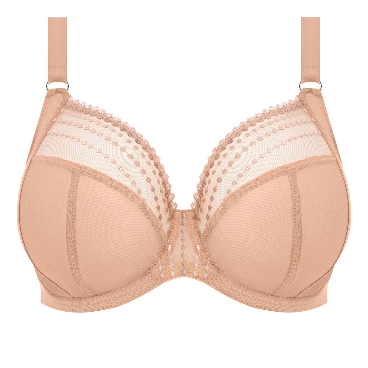 Elomi Matilda Undewire Plunge Bra Café Au Lait Beige