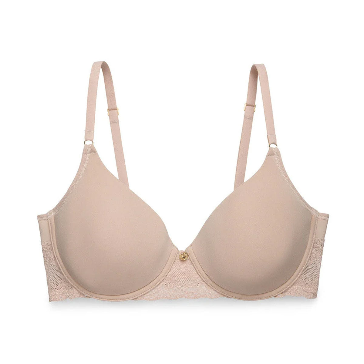 Natori Bliss Perfection Contour Underwire Bra in Cafe Beige Stock View