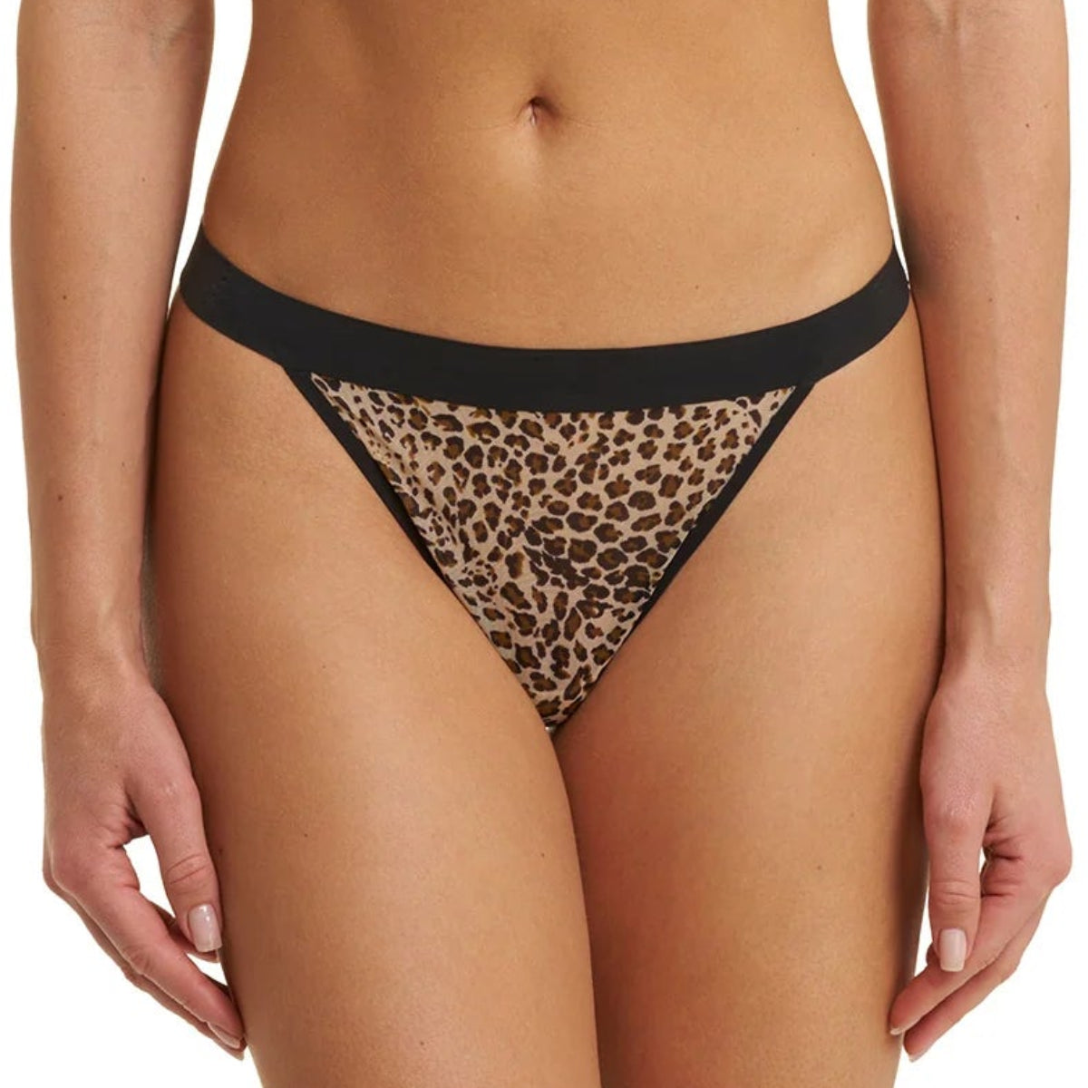 natori-true-zen-mesh-thong-jaguar-print-front