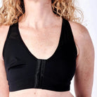 AO-036 Bianca Reclaim/Revive Front Closure Sport Bra | Black