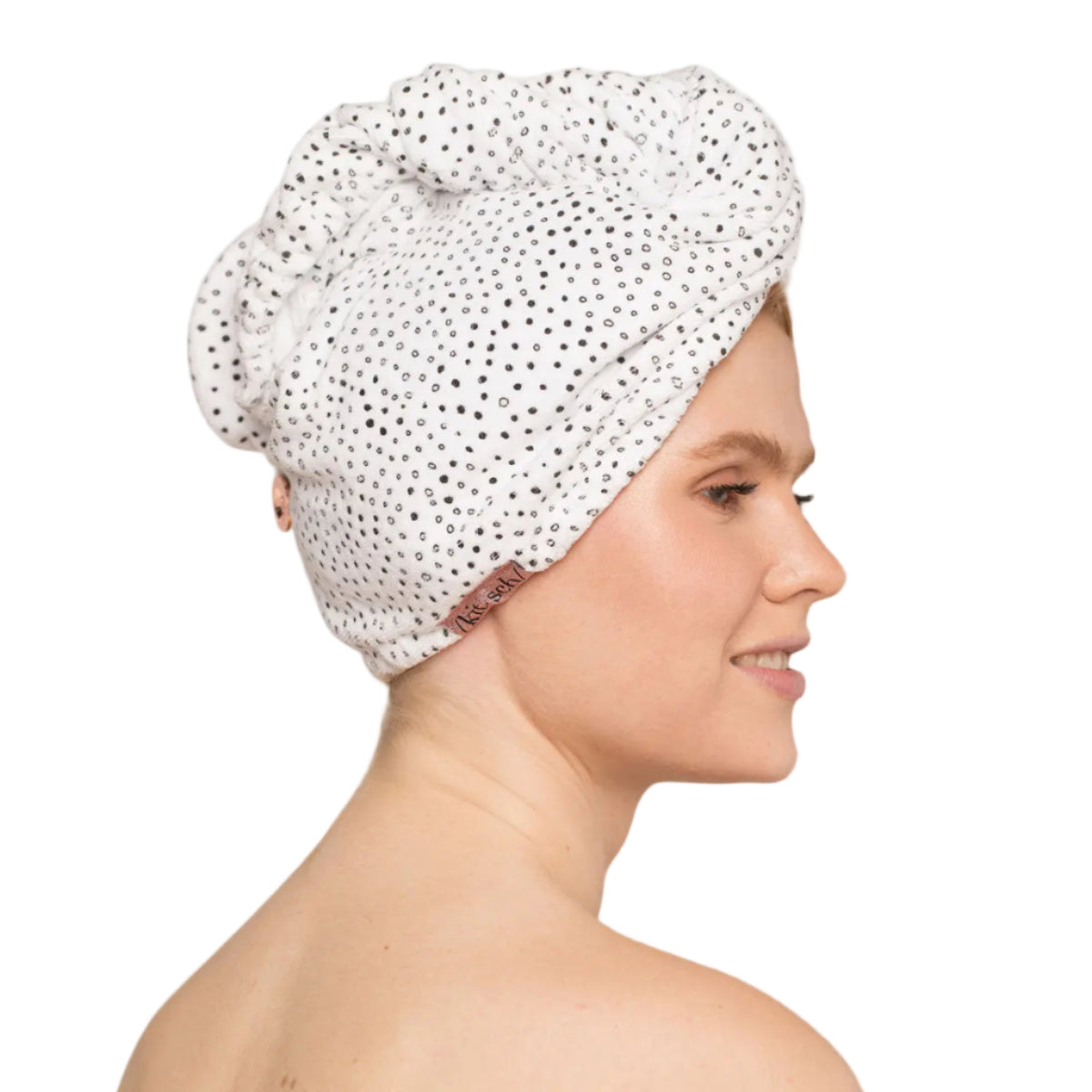4938 Quick-Drying Microfiber Hair Towel | Micro Dot