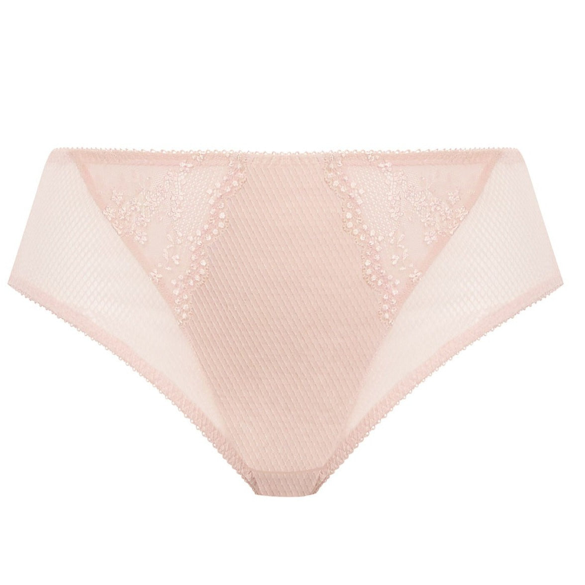 El4386BAK Charley High Leg Brief | Ballet Pink