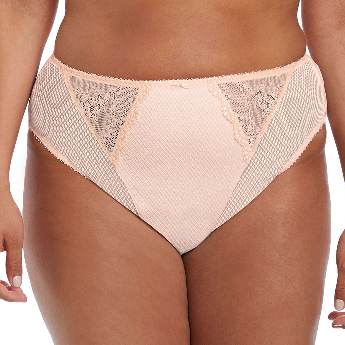 El4386BAK Charley High Leg Brief | Ballet Pink