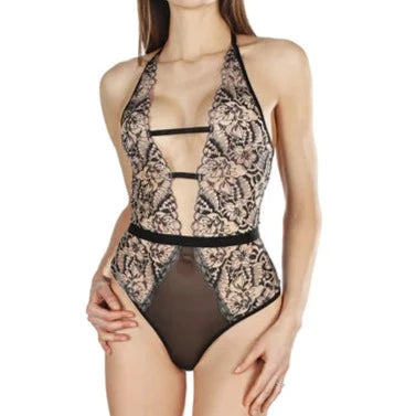 LOV1162 Dephine Bodysuit | Black