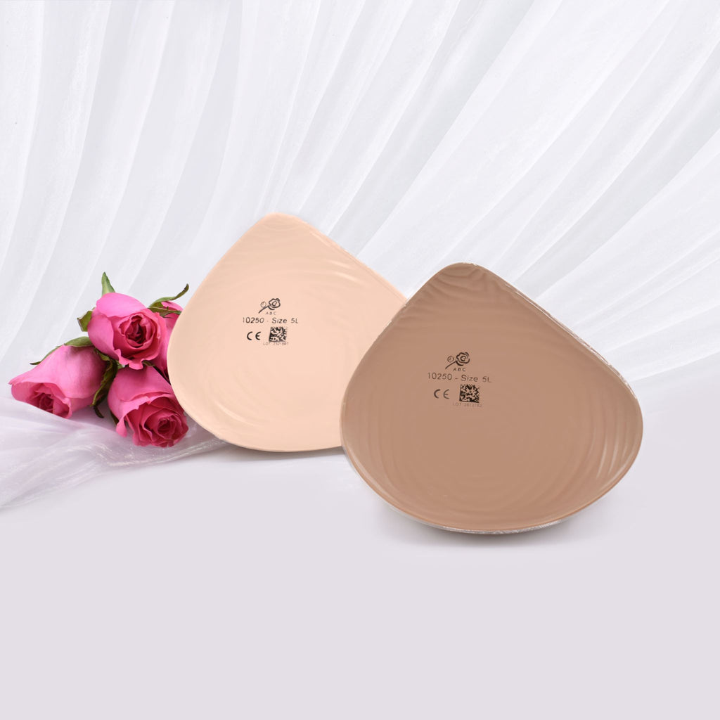 10250 ABC Flowable Back Classic Asymmetric Breast Form | Blush