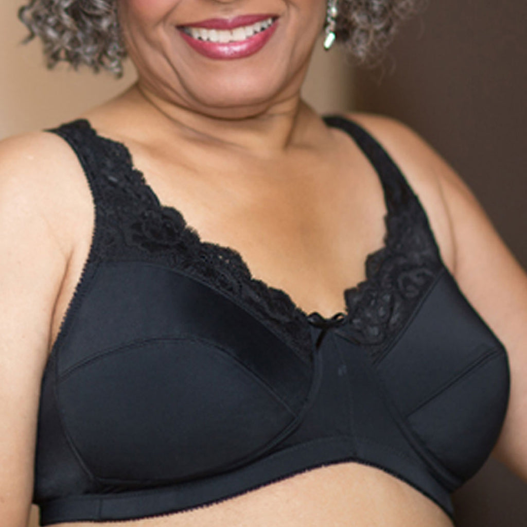 American Breast Care Mastectomy Bra Jacquard Soft Cup Size