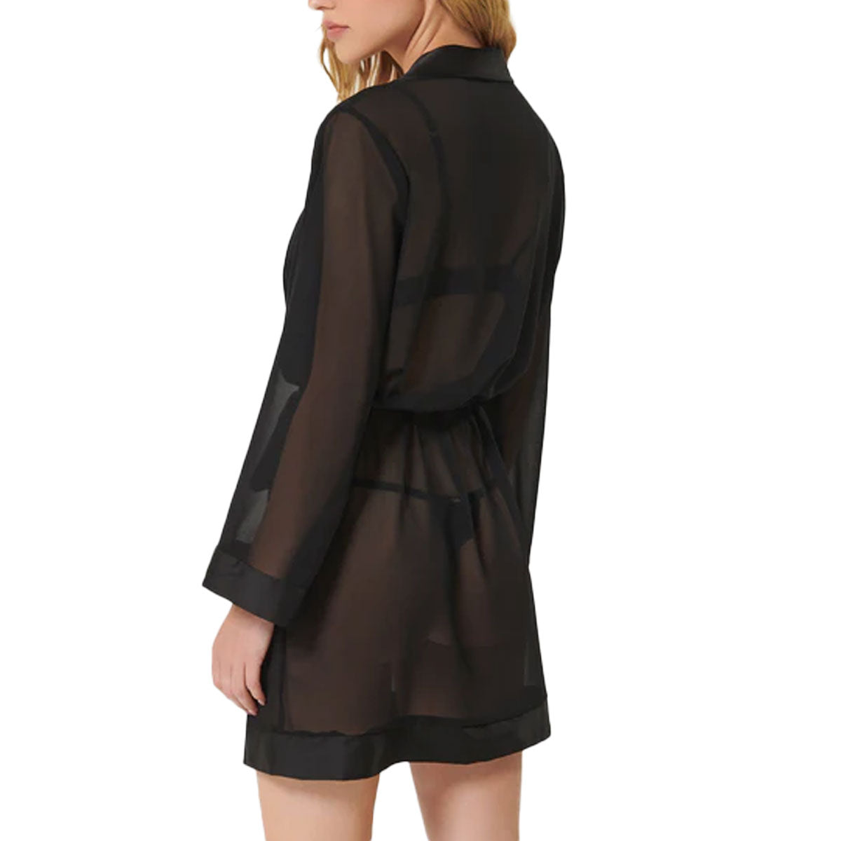 25602 Bluebella Chiffon Kimono | Black – Muse Intimates