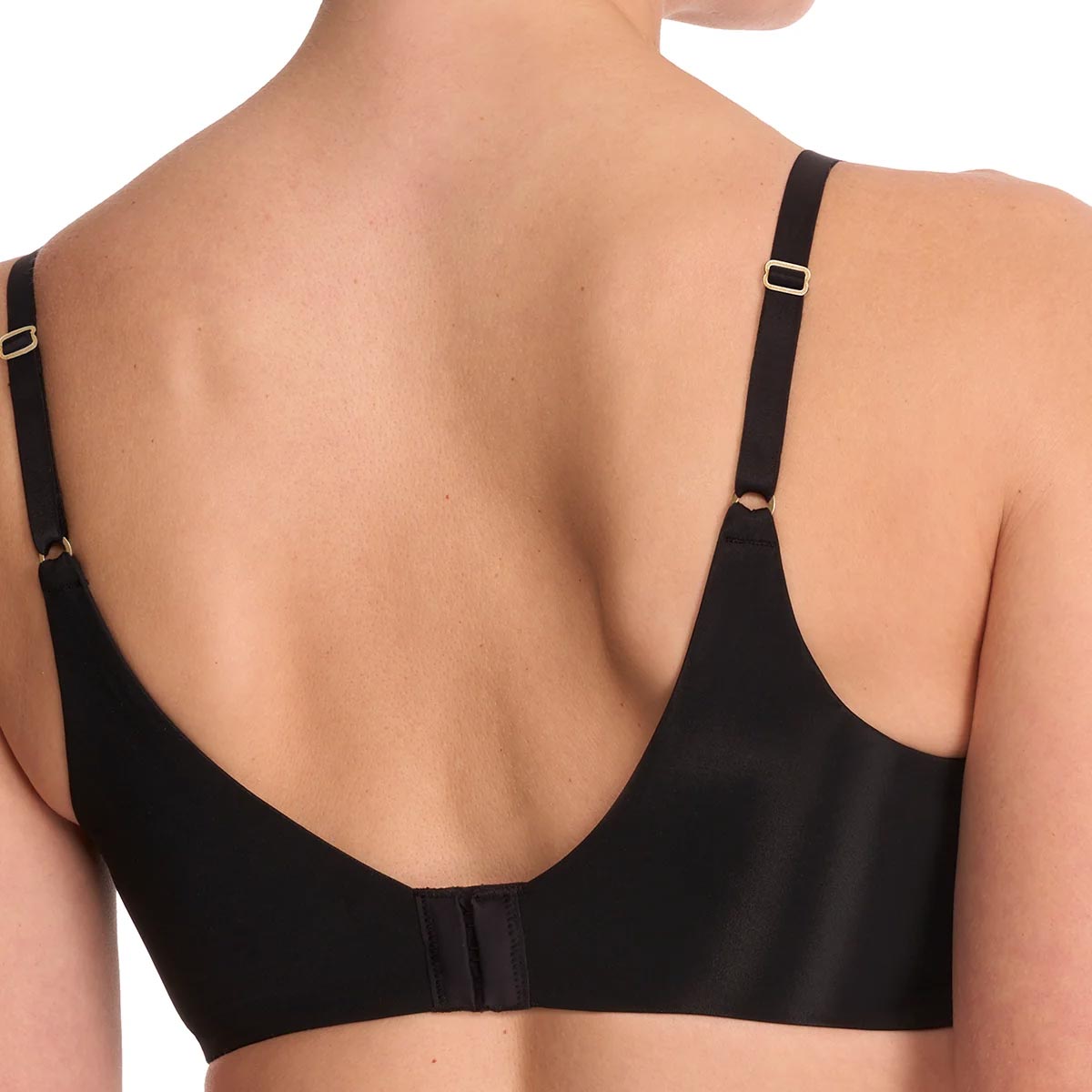Natori Cloud Comfort Back Smoothing Black T-Shirt Bra