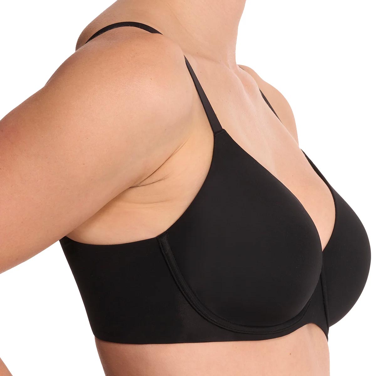 Natori Cloud Comfort Back Smoothing Black T-Shirt Bra