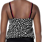 71658 Manila  Blouson Tankini Top | Black 