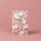 Scented sachet packaging with 'sweet grace' branding on a pink background