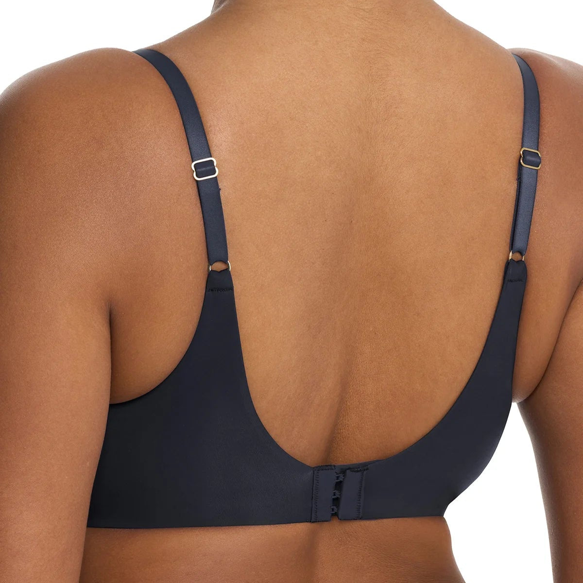 Natori Cloud Comfort Back Smoothing T-Shirt Bra in Night Blue Back View