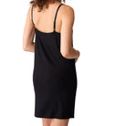 P.J. Salvage Lacey Basics Chemise in Black Back View
