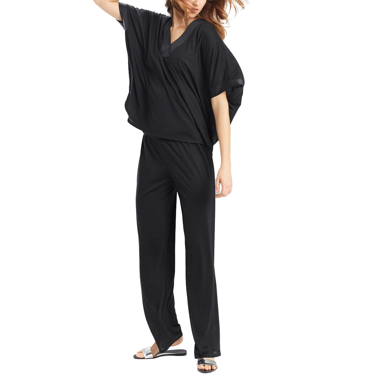 N Natori Congo Dolman Black Pajama Set 