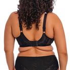 Elomi Nerina Underwire Moulded Spacer Bra in Black Back View