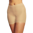 Evelyn Bobbie Longline Girlshorts in Sand Beige