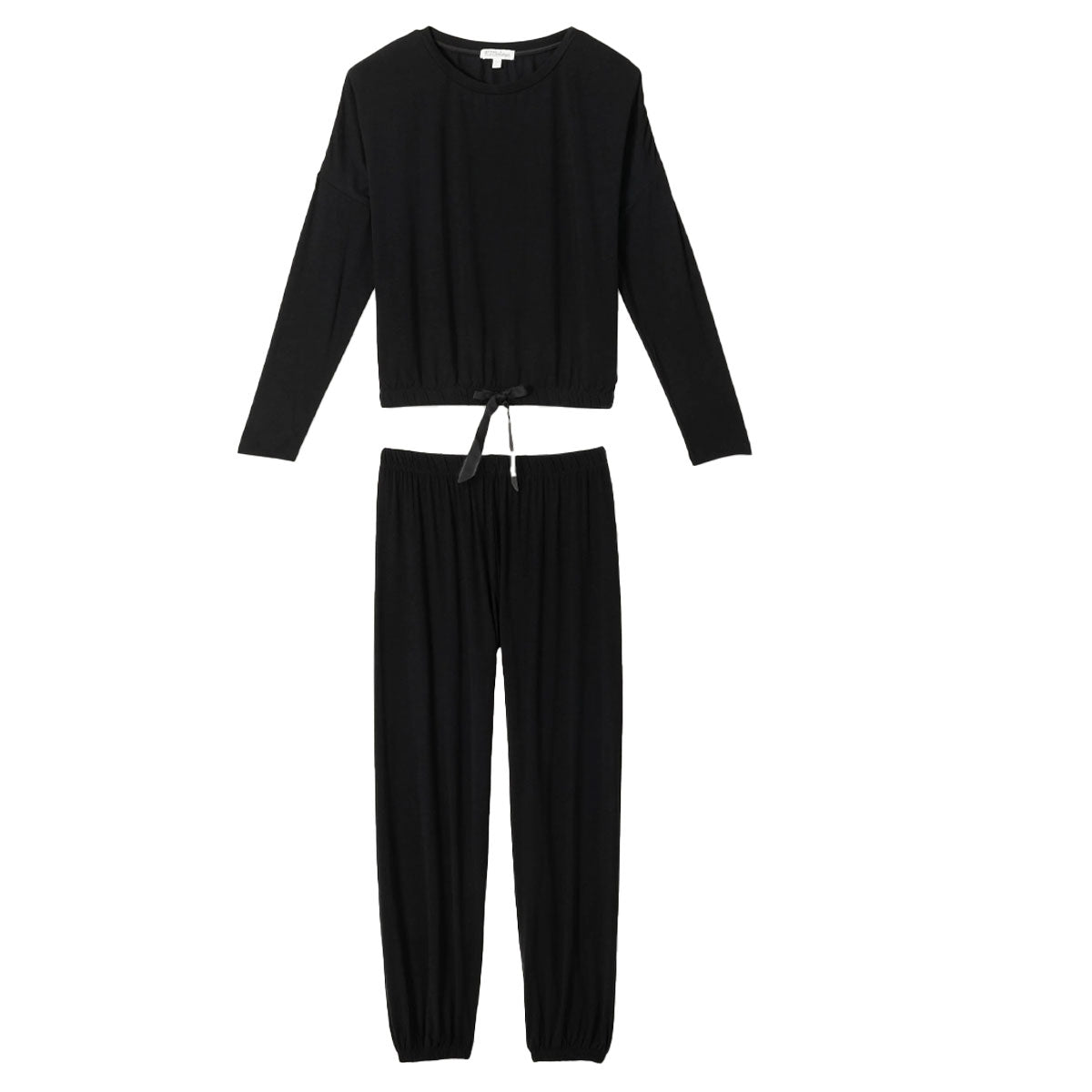 P.J . Salvage Modal Dreams Jogger Lounge Set in Black Stock View