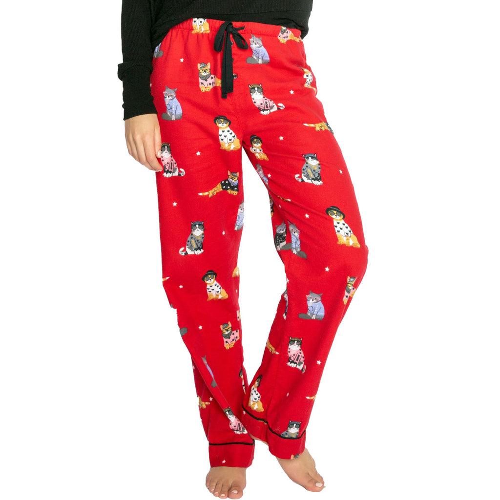 PJ Salvage Fluff You Flannel Pajama Pants | Red