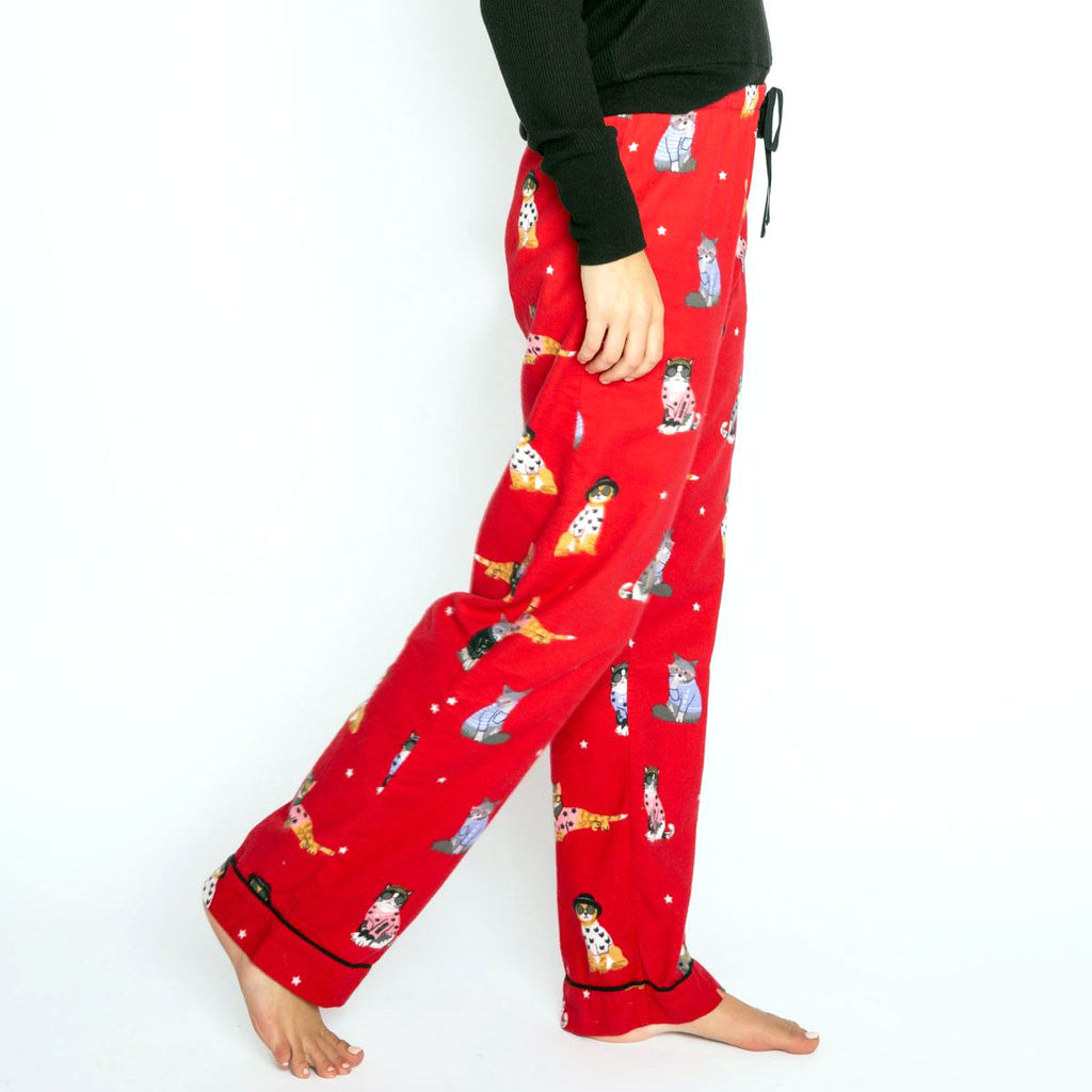 PJ Salvage Fluff You Flannel Pajama Pants | Red