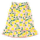 Skirt with lemon pattern on a white background
