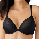 853403 Back Appeal Front Close Contour Bra by Wacoal| Black