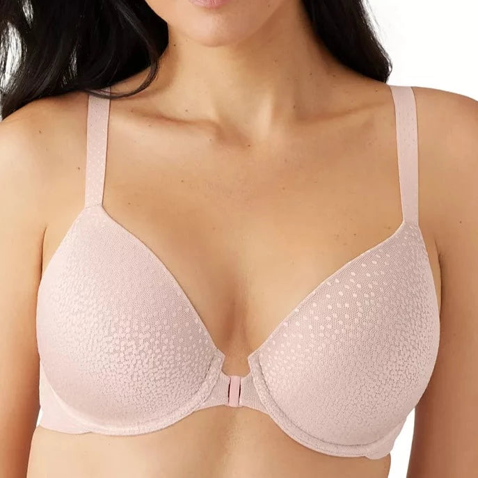 853403 Back Appeal Front Close Contour Bra By Wacoal | Rose Dust