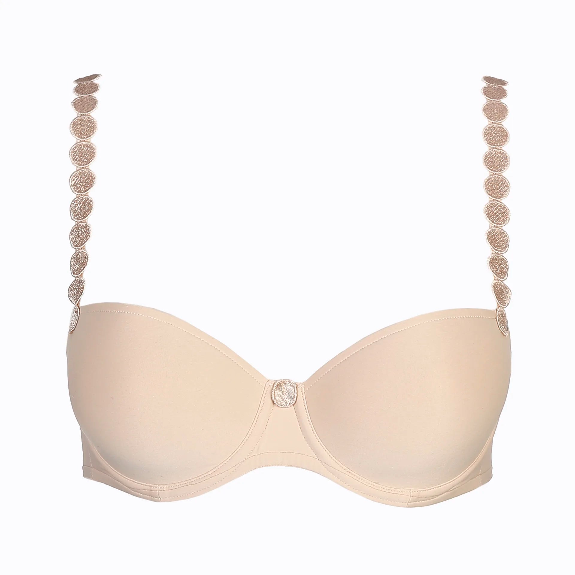 0120829 Tom Padded Balcony Bra | Cafe