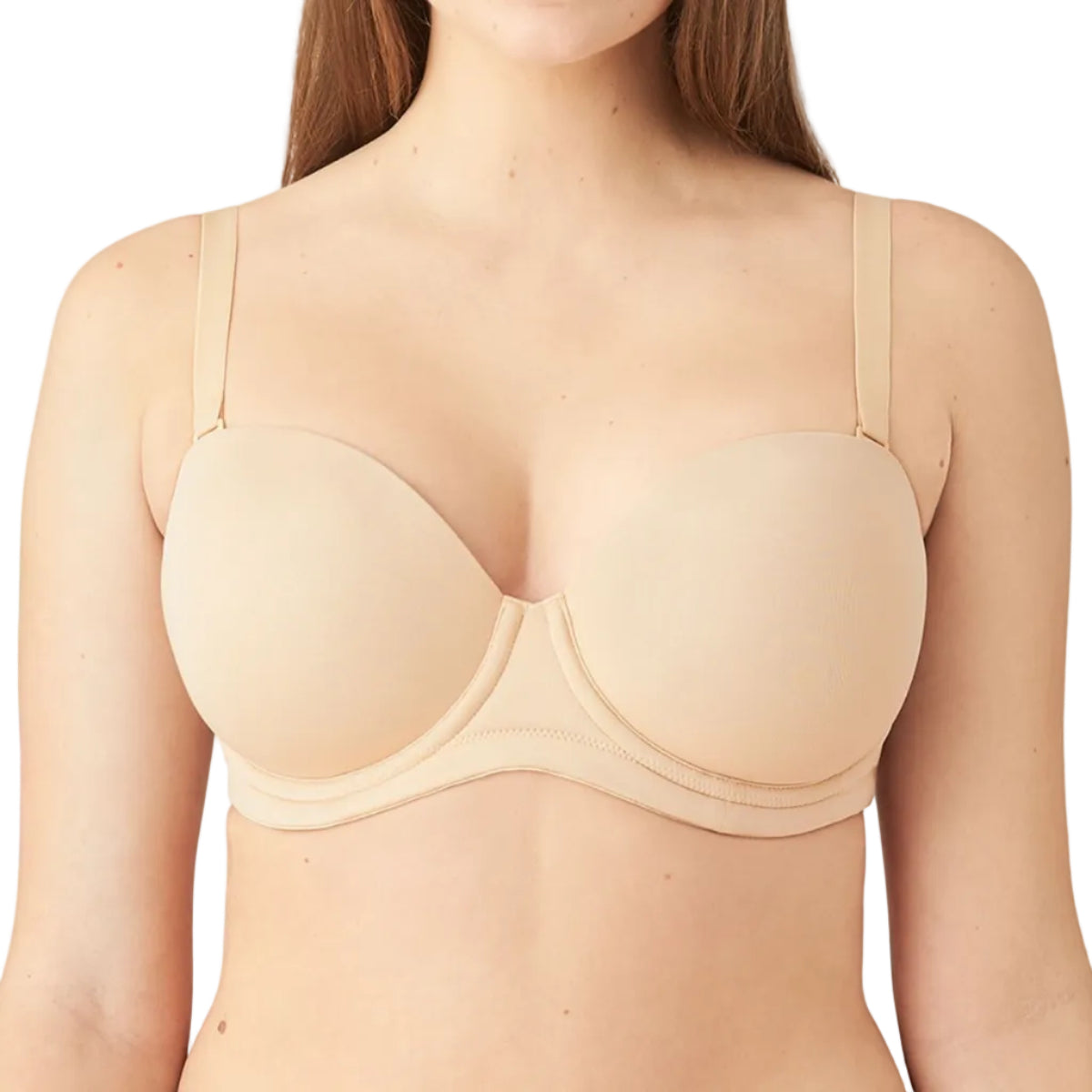 Red Carpet Strapless Full Busted Underwire Bra | Sand