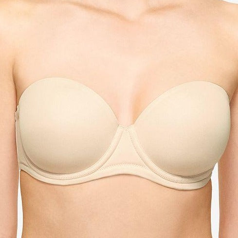Wacoal Red Carpet Strapless Bra in Sand - Busted Bra Shop
