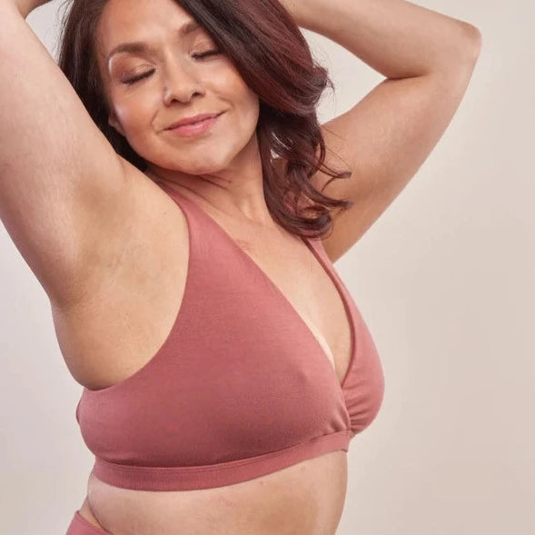 AO-059 Niya Reclaim Pullover Lounge Bra | Dusty Rose