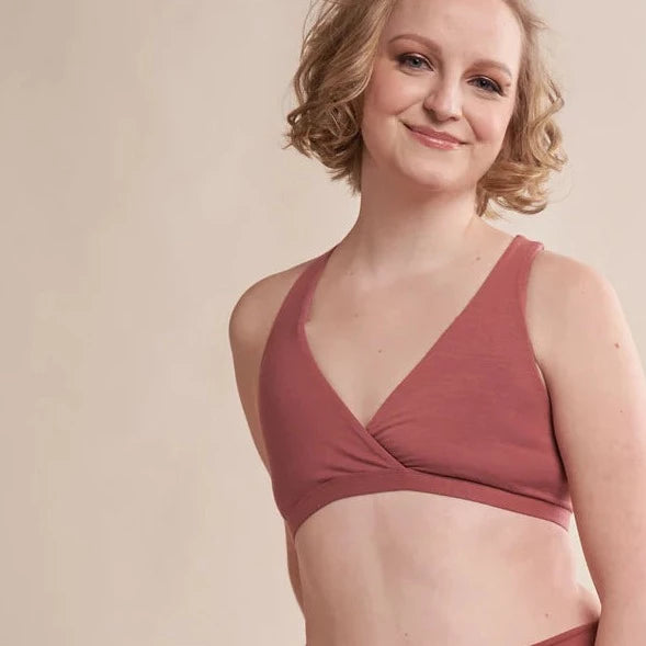 AO-059 Niya Reclaim Pullover Lounge Bra | Dusty Rose