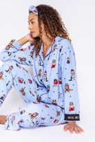 REFLPJPJ Hipster Vibes Flannel PJ Set | Ice Blue