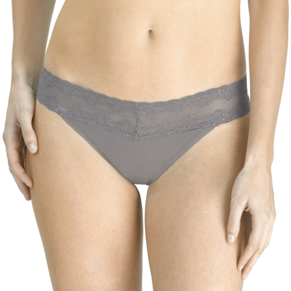 750092 Bliss Perfection One Size Thong | Gunmetal