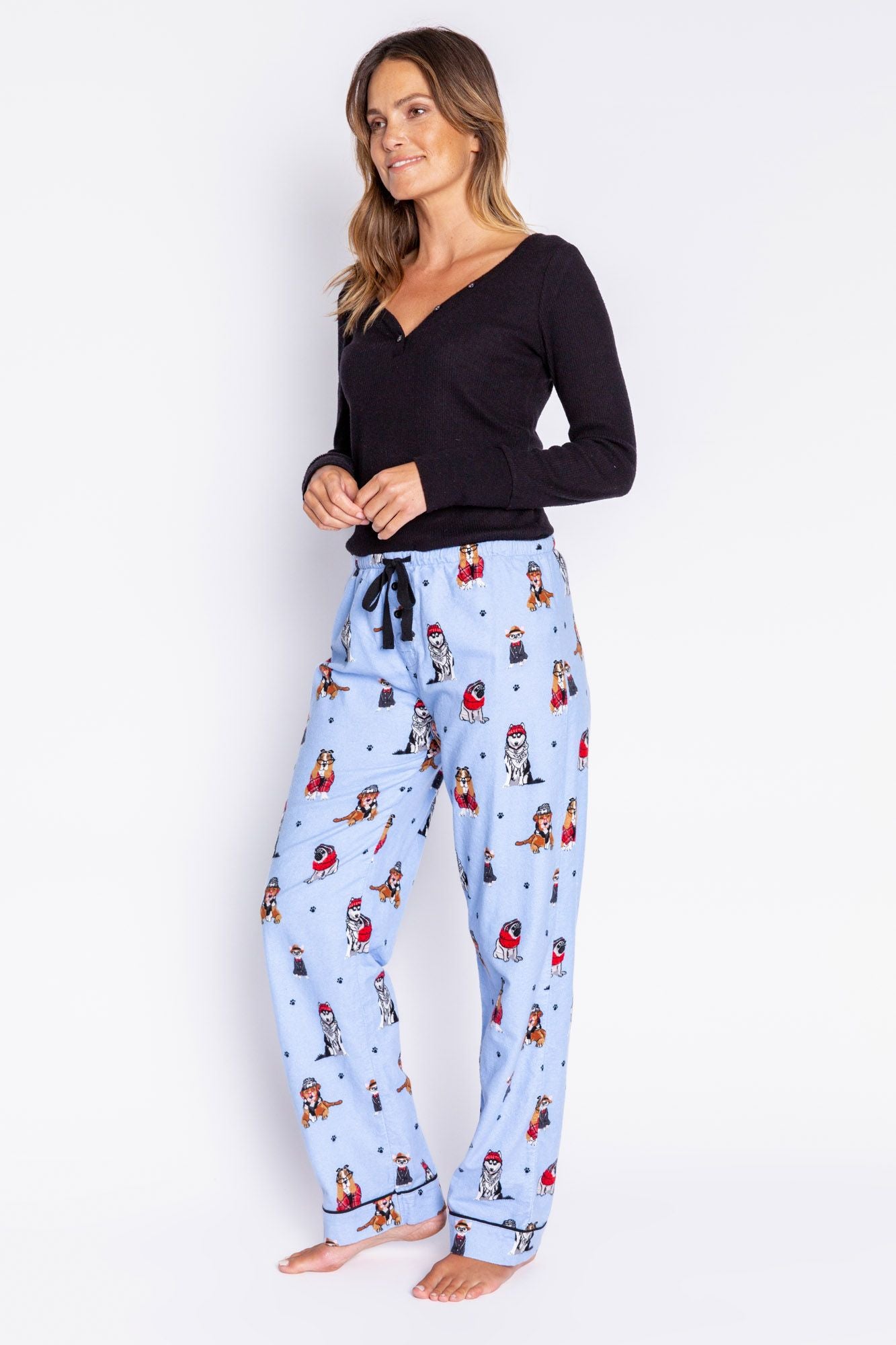 REFLPPJ Hipster Vibes Flannel Pants | Ice Blue