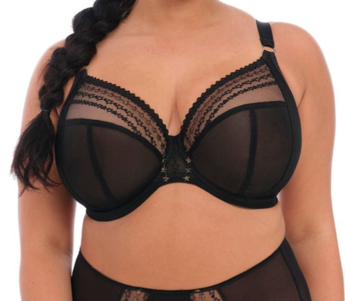 Elomi Matilda Plunge Bra | Black Star