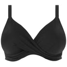 ES7193BLK Magnetic Underwire Plunge Bikini Top | Black