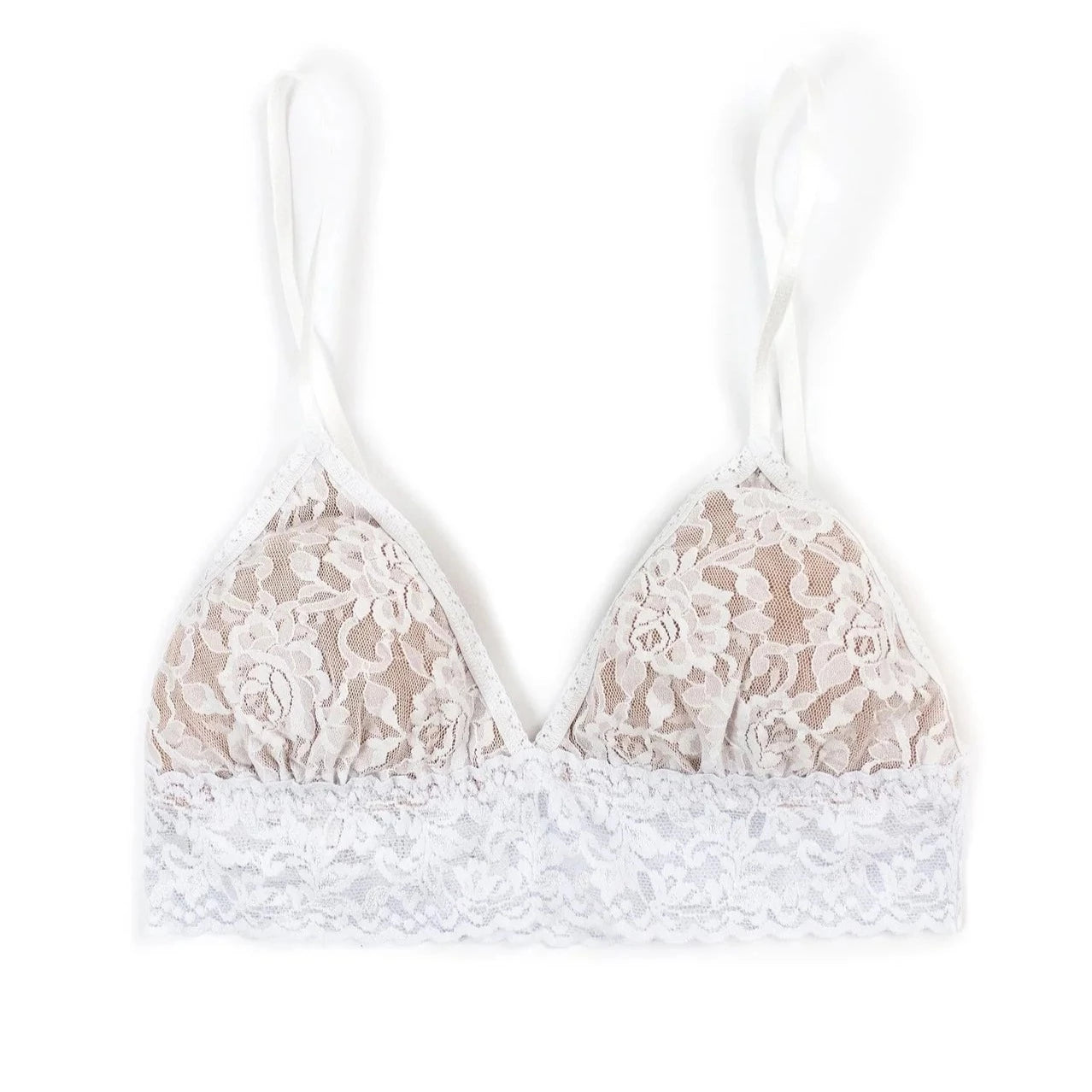 Hanky Panky-487004-Padded Triangle Bralette-White – Muse Intimates