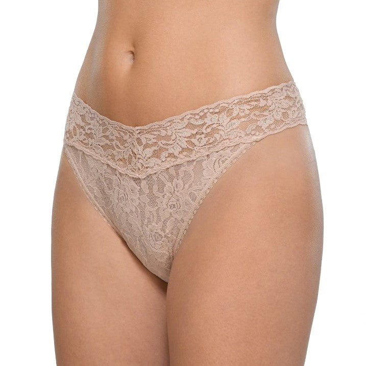 Hanky Panky 4811 Signature Lace Original Rise Thong | Chai