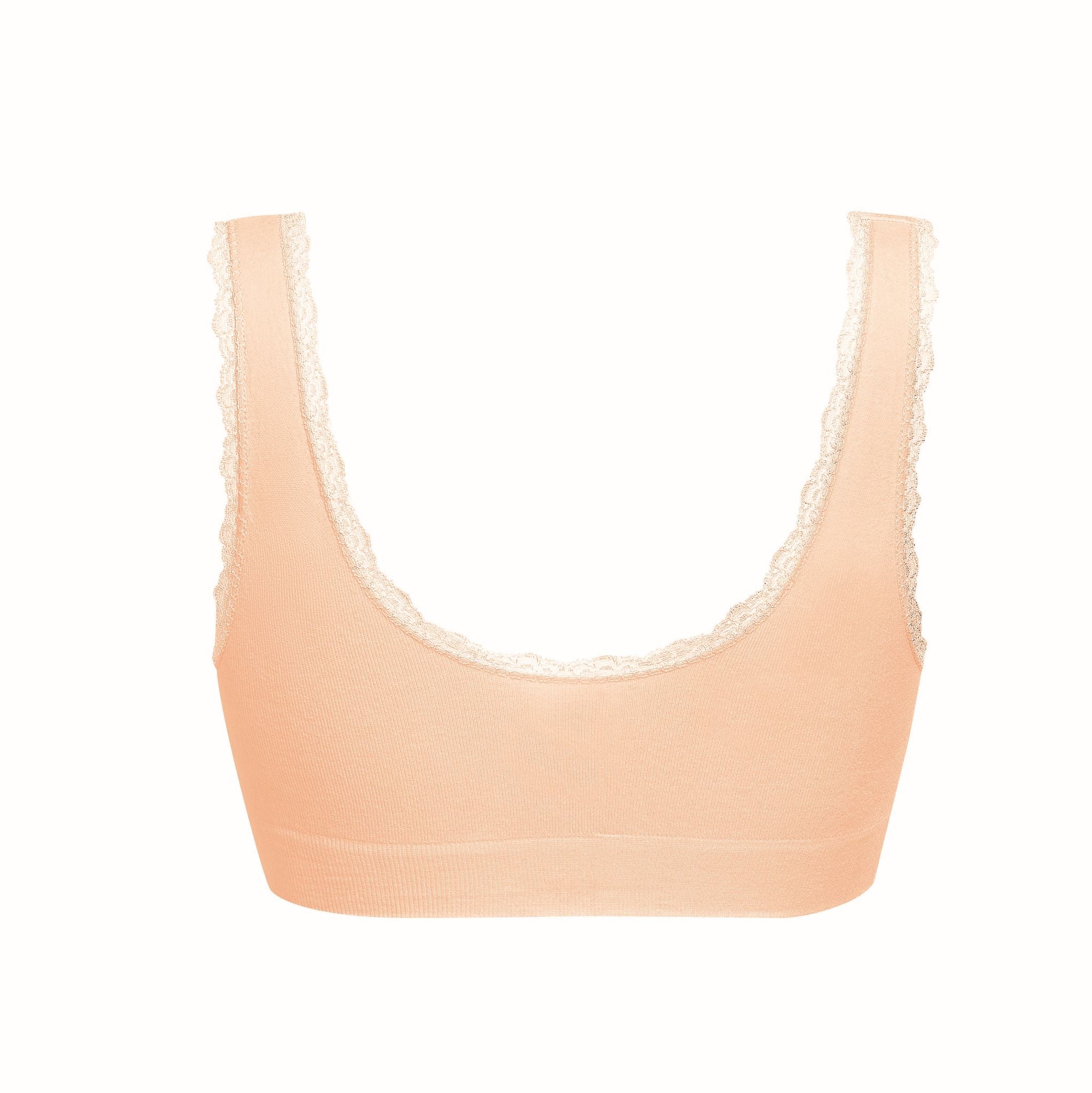 44607 Kitty Seamless Cotton Bra | Rose Nude