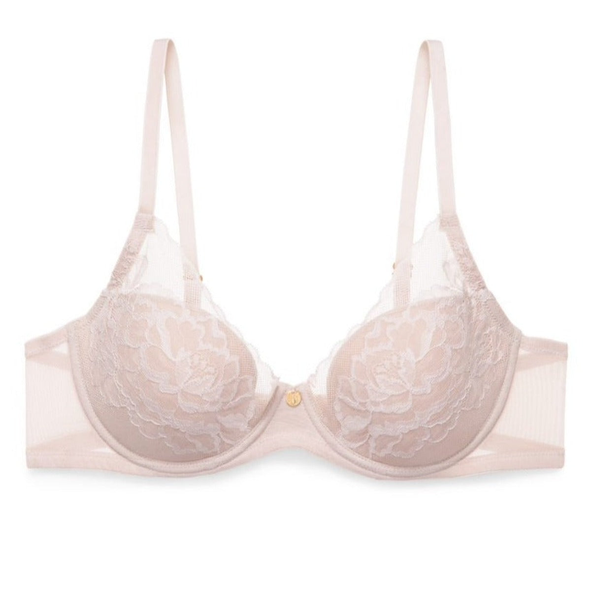 Natori Flora Contour Underwire T-Shirt Bra in Cameo Rose & Cashmere Stock View